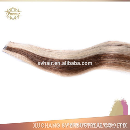 high quality 4CM wide 2.5gram P-color light color No Shine no shedding super tape human remy hair extension